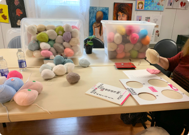 Gabarit de grandeur pour  les Nichons Tricotés